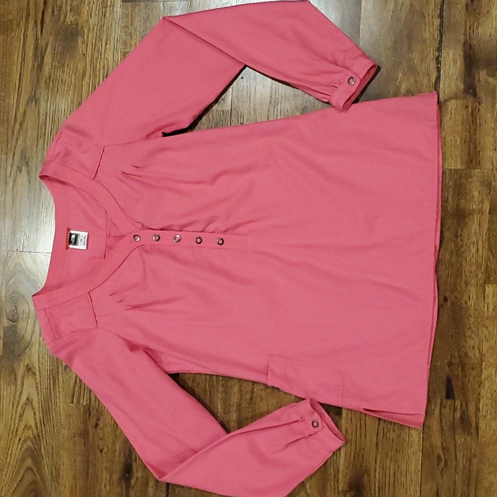 Womens The North Face bright pink nylon top size M - Picture 1 of 6